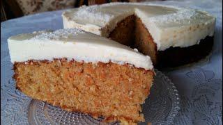 TORTA OD MRKVE  - Čista fantazija - Mekani biskvit sa fenomenalnom kremom - MORATE PROBATI!