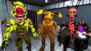 ЖИВЫЕ АНИМАТРОНИКИ В ПИЦЦЕРИИ ФНАФ 3 || Garry's Mod FNAF