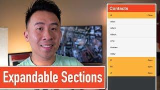 Expandable and Collapsible Sections UITableView (Ep 3)