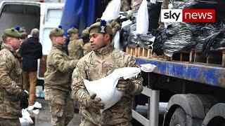 Storm Dennis: Army deployed to help with flood preparations