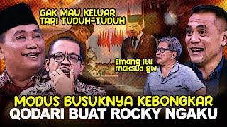 TELAK BANGET QODARI BACA MODUS "BUSUK" ROCKY G, ARIEF SKAK PDIP : GAK MAU MUNDUR KALO DIPECAT NUDUH2