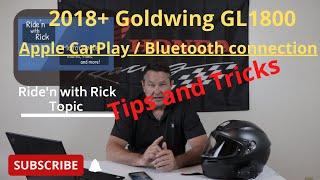 2018+ Honda Goldwing Apple CarPlay and Bluetooth connectivity - Tips and Tricks!