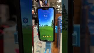 Testing out the Golf Daddy in Stores