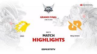 ONIC vs RRQ Hoshi HIGHLIGHTS GRAND FINAL MPL ID S15 | RRQ VS ONIC ESPORTSTV