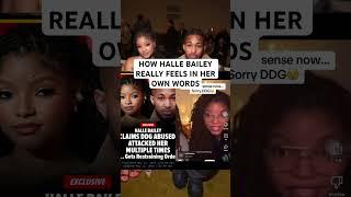 HALLE BAILEY IN HER OWN WORDS NO MUSIC ADDRD #viralvideo #celebrity #shorts #ddg #video #shortvideo