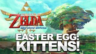 Zelda: Skyward Sword Easter Egg - Field of Kittens