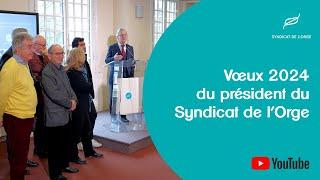 Discours des vœux du Syndicat de l'Orge 2024