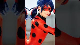 Marinette and Adrien Cosplay All Forms Singing Simpapa Polyubila #shorts