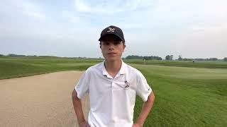 Edgewood (Madison) senior Alex Weiss on his opening 73 at 2023 WIAA D2 state boys golf meet