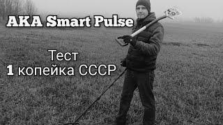 Тест гибридного металлоискателя AKA Smart Pulse на 1 копейку СССР.