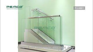 Aluminum Shoe Glass Railing Display