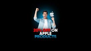 20% off on apple products  | Marketing Fundas Mini #shorts #ytshorts #reels