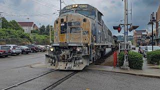KXHR's SD60M switching Buzzi Unicem USA in Knoxville, TN.