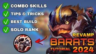 REVAMPED BARATS Tutorial & Guide 2024 (English): Combo Skills, Best Build, Tips & Tricks | MLBB