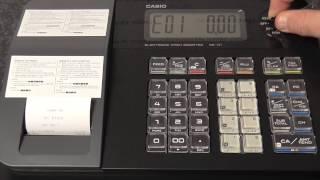 CASIO SE-G1 SEG1 How to Rectify E01 Fault Error 01 on display