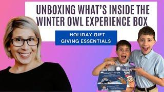 Unboxing What's Inside The Winter Owl Experience Box