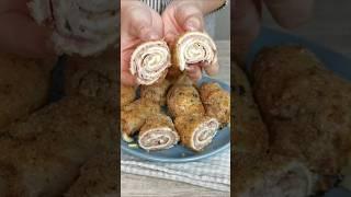 These chicken cutlet rolls are tender and tasty