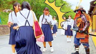 侍が突然動くドッキリ in 京都 #107