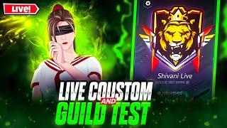 FREE FIRE ID FUNNY REACTION  GIRL GAMER LIVE  PLAY WITH SUBSCRIBER #freefirelive #ff #freefire