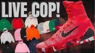 LIVE COP : SUPREME BOGO WEEK, & KOBE 9 ELITE HIGH CHRISTMAS!