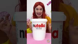 Never hide sweets in a Nutella jar!  Funny Moments By 123GO! TRENDS #shorts