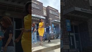 Lady In The Yellow Dress Is Saving Lives