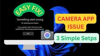 Fix Camera App Error 0xa00f4240 On Windows 10/11in 3 Simple Steps!