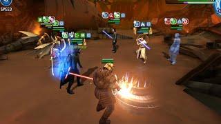 GAC [3v3] : SLKR Supreme Leader Kylo vs Rey-Ben-EzraX [SWGoH] [Counter] [GL]