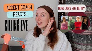 ACCENT COACH REACTS | KILLING EVE | How does Jodie Comer do it???