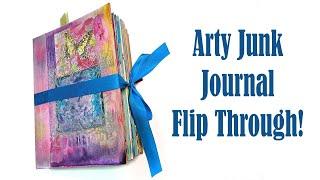I Finished An Entire Art Journal! "Stuff and Junk" Flip Through Tour