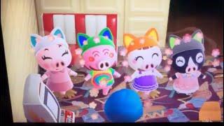 Animal Crossing Short Film - Trey meets Curly and wakes The Sparkly Sisters