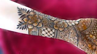 EASY DULHAN MEHNDI DESIGNS For FULL HANDS | BRIDAL HENNA MEHNDI DESIGN | WEDDING MEHNDI DESIGNS