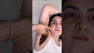 Homemade Armpit waxing Hair Remove 🪒 @ArmWasher #armwasher #shorts #ytshorts #armpits