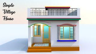 15*20 House Plan || Simple Village House || Low Cost House Plan