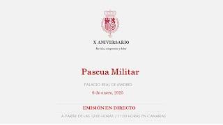 Los Reyes y la Princesa de Asturias presiden la celebración de la Pascua Militar en el Palacio Real