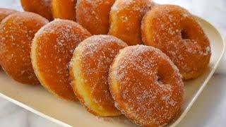 No Egg Donuts Recipe ! Super Soft And Fluffy Homemade Donuts