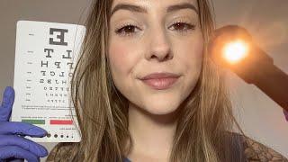 A Very Realistic ASMR Eye Exam 🪷 (new props!)