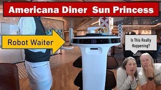 Robot Waiters Serve Food at this AMAZING Cruise Ship Diner!