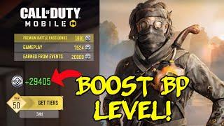 HOW TO LEVEL UP BATTLE PASS FASTER TO 50 IN COD MOBILE