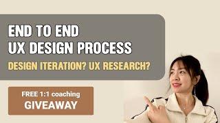 The UX design process explained | How to present your process in a case study