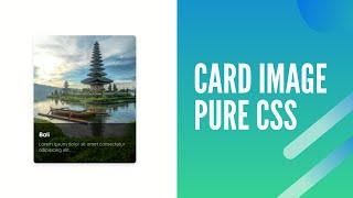 Create card image overlay effect with pure CSS