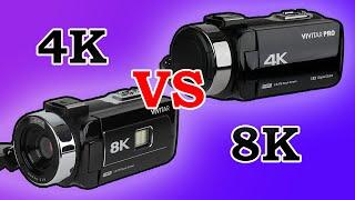 Vivitar 8K vs 4K Digital Camcorder - Which one is best?