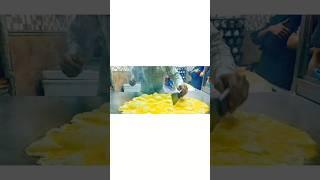 Super Big Omelette Making Skills very fast cutting skills street food burgers 