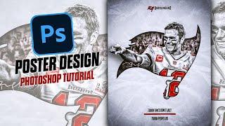 Photoshop - Sports Poster Design Tutorial #howtophotoshop