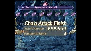 Xenoblade Chronicles 2 Tyrannotitan Kurodil LV 130 UM / Super boss [MAX DMG 9999999]