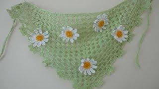 Косынка "РОМАШКА"  KERCHIEF Crochet