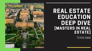 Masters in Real Estate at Texas A&M