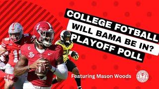 Will Alabama Be In The First College Football Playoff Poll?