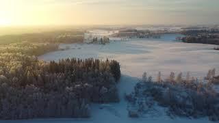 DJI Mini 2 - First flight, Latvia, December 2022