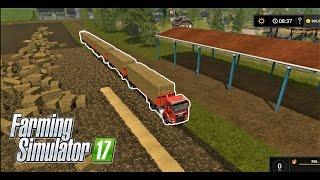 Farming Simulator 17 | 1 TRUCK 5 AUTO-LOAD TRAILERS AND 150 BALES